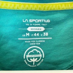 スポルティバ 半袖Tシャツ M(USサイズ) グリーン レディース LA SPORTIVA クライミング ボルダリングの画像