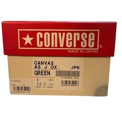 【新品】CONVERSE CANVAS AS J OX 24cm グリーンの画像