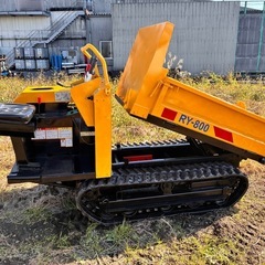 クボタ RY-800 油圧ダンプ 小型キャリアダンプ（クローラー運搬車）セル付き 静岡県 富士市発 下取り可能 陸送可能の画像