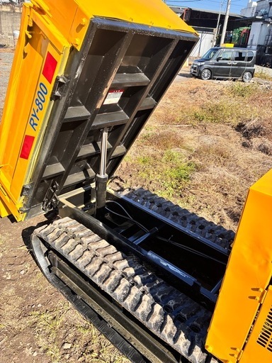 クボタ RY-800 油圧ダンプ 小型キャリアダンプ（クローラー運搬車）セル付き 静岡県 富士市発 下取り可能 陸送可能