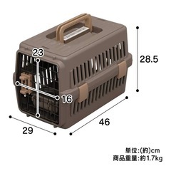 小型犬用　クレート　キャリー　ハウスの画像