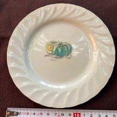 野菜柄　平皿　丸皿　3枚まとめの画像