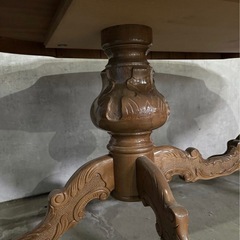 イタリア製　アンティーク　ダイニングテーブルの画像