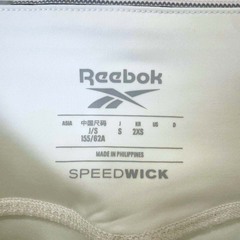 リーボック レギンス SPEEDWICK ランニング タイツ S ホワイト/ブラック レディース Reebok スピードウィック スパッツ ヨガ スポーツ フィットネスの画像