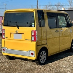 H.27(2015)年 ダイハツ ウェイク L バックカメラ・ナビ・テレビ・パワスラ フェスタイエロー 走行81,600km 2WDの画像