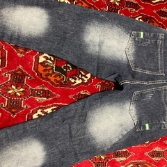 テム ダメージ ジーンズ アジア S 未使用の画像