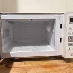 日立電子レンジ【取説付き】の画像