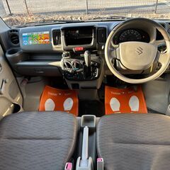 【総額コミコミ】広島発プライムゲート28年エブリィバン　4WD　PAリミテッド　5AGS（オートマ）　車検令和８年１１月まで　法人ワンオーナー　ハイルーフ　キーレスリモコン　ドライブレコーダー　ETC　プライバシーガラス　エアバック　ABS　タイミングチェーン　修復歴無し　軽バン　軽自動車　格安の画像