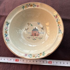 【取引中】ヤマカ　ハートランド　アメリカンカントリー　深皿　小皿　2枚まとめの画像