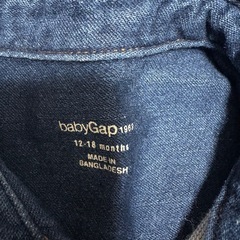 GAPベビーつなぎの画像