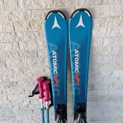 【期間限定】120センチ　スキー4点セットの画像