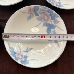 花染小皿 陶器 義窯 5枚まとめの画像