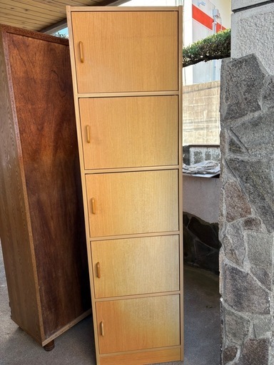 木製 5段キャビネット (ほわ) 佐土原の収納家具《棚、シェルフ》の中古