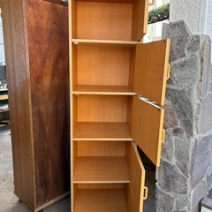木製 5段キャビネットの画像