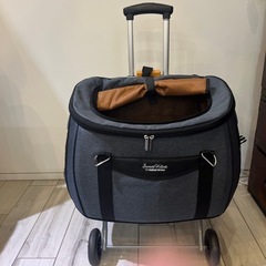 スイートハート　ペットカート　リュックタイプ　L ネイビーの画像