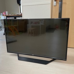 LG社製 43インチのテレビの画像