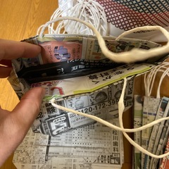 【決まりました】新聞紙 手提げバッグ エコバッグの画像