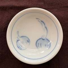 和食器　魚柄&玉ねぎ柄　豆皿　小皿の画像
