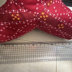 ミンサー柄　テトラポット赤★大　の画像