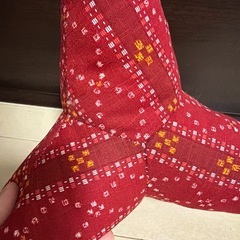 ミンサー柄　テトラポット赤★大　の画像