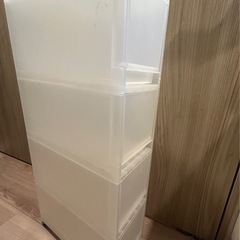 無印良品　収納ストッカー　キャスター付の画像