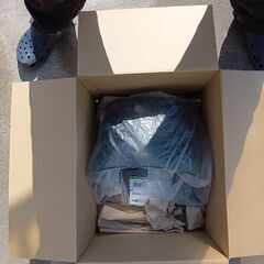 原付バイク用のカゴです。の画像