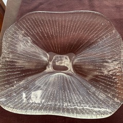 クリスタル　ガラス　四角&楕円　ボウルの画像