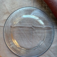 青色　ガラス皿　深皿　6枚まとめの画像