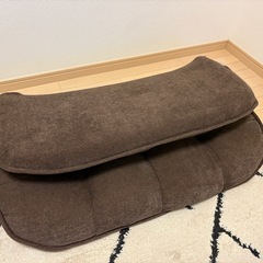 ふんわりモコモコのリクライニングソファーの画像