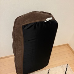 ふんわりモコモコのリクライニングソファーの画像