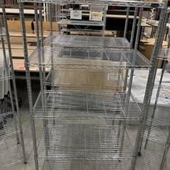 【来店歓迎】美品多数 横幅90cm 5段　メタルラック スチールラック 収納棚 ガレージ 室内  在庫多数  検)一人暮らし 家具 収納 ダイニング リビング キッチン 冷蔵庫 洗濯機 テーブル ラック レンジ キャビネット ソファの画像