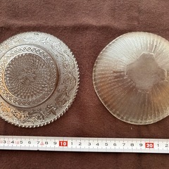 ガラス製　小皿　長谷川ガラス　2個まとめの画像