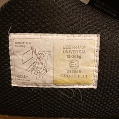 ＊中古＊ジュニアシート(車内用)の画像