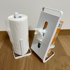 山﨑実業　tower キッチンペーパーホルダー　ティッシュペーパーホルダーの画像