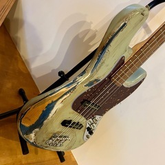 ミントグリーン レリック仕様ジャズベースの画像