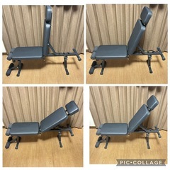 フラットベンチ　筋トレ器具の画像