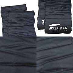 [2個セット] フィールドア 車中泊マット 5cm厚/Sサイズ ブラック FIELDOOR 寝具 キャンプ アウトドアの画像