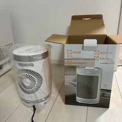 【新品】セラミック小型ファンヒーターの画像