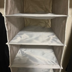 吊り収納5段+引出し付き【ニトリ】の画像