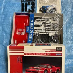 1/24自動車のプラモ「フェラーリ」11個ですの画像