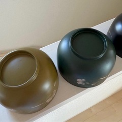 yumitakatsuna 花柄汁椀 5 個セットの画像