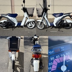 ⭐️スーパーモレ快速2スト⭐️バッテリー・プラグ・エアクリ新品交換⭐️キャブオーバーホール快調⭐️50cc原付スクーター⭐️の画像