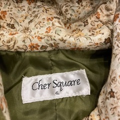 カーキ色ダウンコート154から162センチの画像