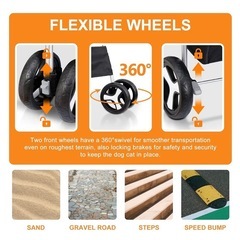 ペットカート　新品未使用品の画像