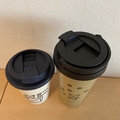 高知信金ノベルティ　くまちゃんタンブラーの画像