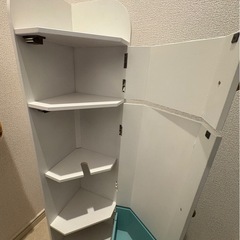 トイレ用コーナーラックの画像