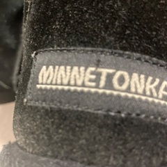 ブランド内側モコモコ黒ブーツ23.5センチの画像