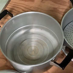 3段アルミ製蒸し器の画像