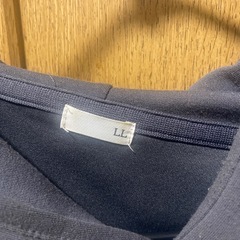 グレー　パーカー　サイズLLの画像