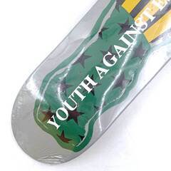 【未使用】ボルコム YOUTH AGAINST ESTABLISHMENT スケートボード デッキ SIL T671700 VOLCOM 90年代 ビンテージ デットストックの画像